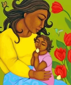 Mother And Daughter Tamara Adams Diamond Painting