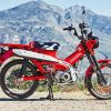 Red 125 Honda Motorcycle Diamond Painting