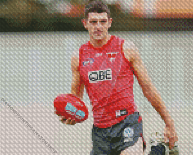 Sydney Swans Footballer Colin Oriordan Diamond Painting