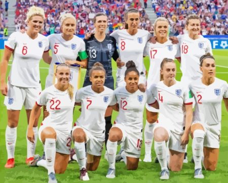 Women England National Football Team Diamond Painting