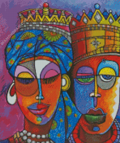 king and queen Diamond Paintings