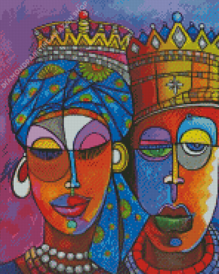 king and queen Diamond Paintings