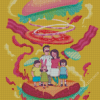 Bobs Burgers Art Diamond Paintings