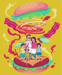 Bobs Burgers Art Diamond Paintings