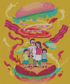 Bobs Burgers Art Diamond Paintings