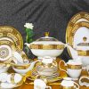 Gold and white crockery Diamond Paintings