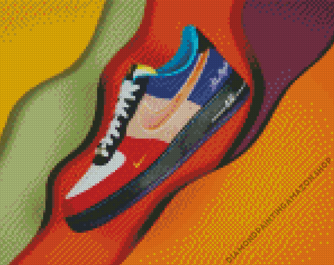 Nike Air Force Shoes Diamond Paintings