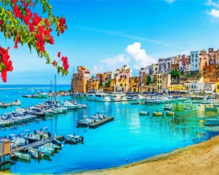 Sicily trapani Italy Diamond Paintings