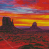 Southwestern At Sunset Diamond Paintings