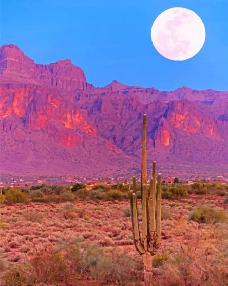 Them Mountain Moon Diamond Paintings