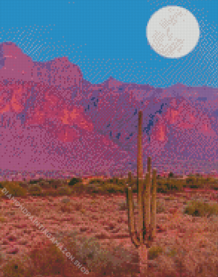 Them Mountain Moon Diamond Paintings