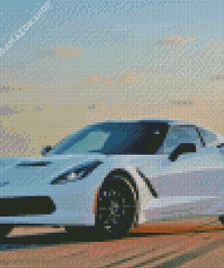 Chevy corvette Diamond Paintings