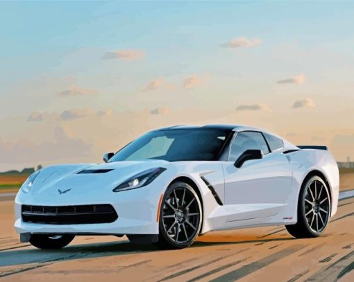 Chevy corvette Diamond Paintings