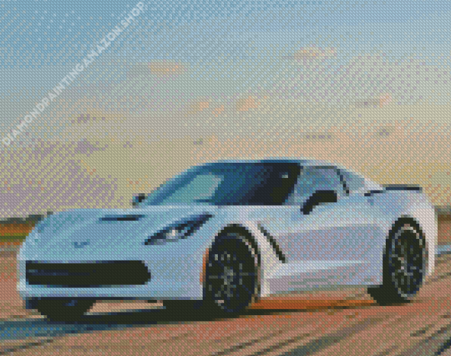 Chevy corvette Diamond Paintings