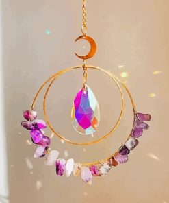 Aesthetic Crystal suncatcher Diamond Dotz