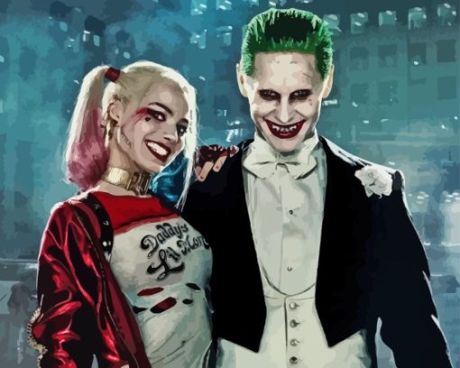 Harley Quinn and joker Diamond Dotz