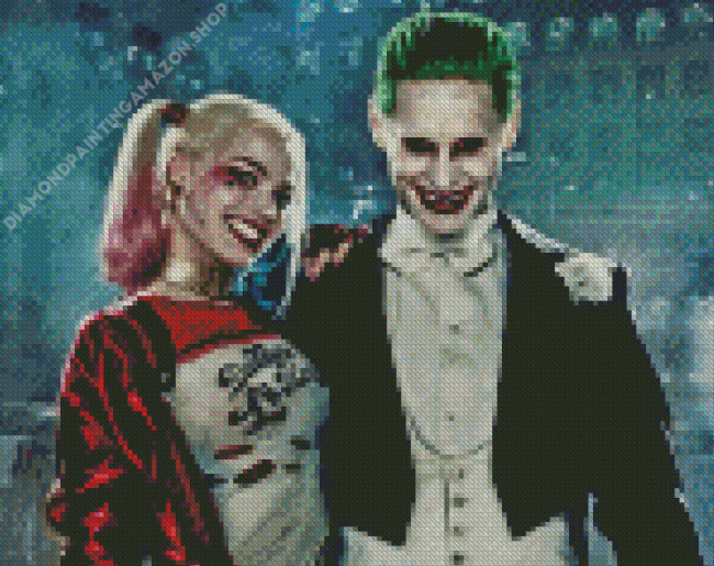 Harley Quinn and joker Diamond Dotz