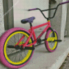 Pink Bmx bike Diamond Dotz