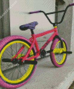 Pink Bmx bike Diamond Dotz