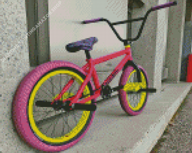 Pink Bmx bike Diamond Dotz