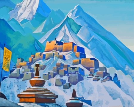 Tibet mountains Diamond Dotz