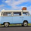 blue Volkswagen microbus Diamond Dotz