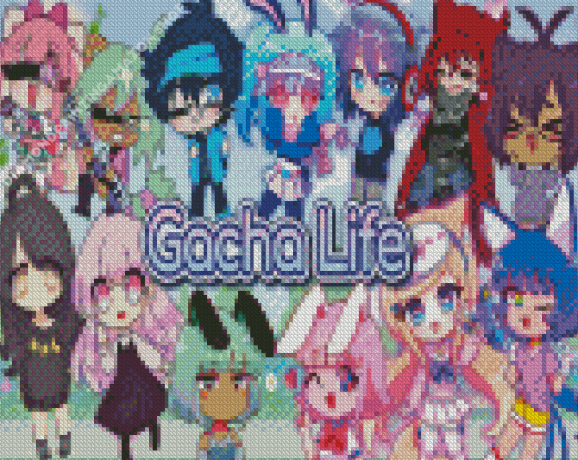 gacha life video game Diamond Dotz