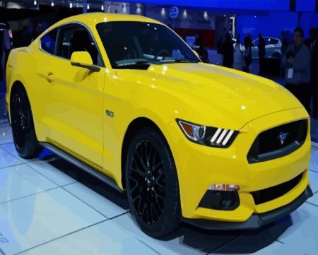 2015 Ford Yellow Mustang Gt Diamond Painting