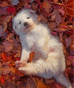 Adorable Great Pyrenees Diamond Painting