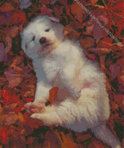 Adorable Great Pyrenees Diamond Painting