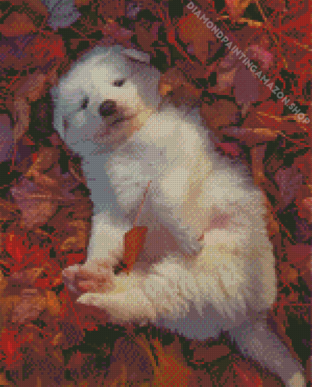 Adorable Great Pyrenees Diamond Painting