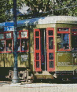 Aesthetic St Charles Streetcar Diamond Painting