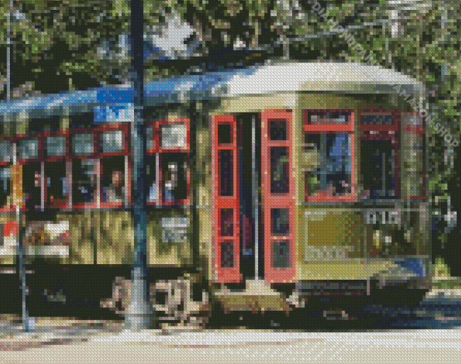 Aesthetic St Charles Streetcar Diamond Painting