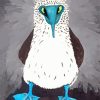 Aesthetic Blue Footed Booby Diamond Painting