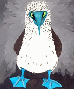 Aesthetic Blue Footed Booby Diamond Painting