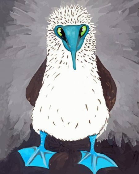 Aesthetic Blue Footed Booby Diamond Painting