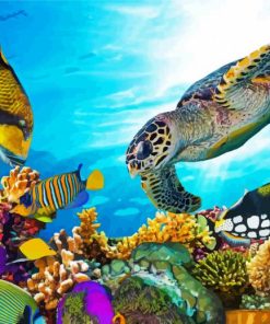 Aesthetic Sea Animals Diamond Painting