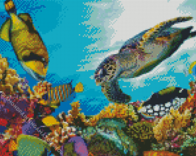 Aesthetic Sea Animals Diamond Painting