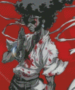 Afro Samurai Character Diamond Painting