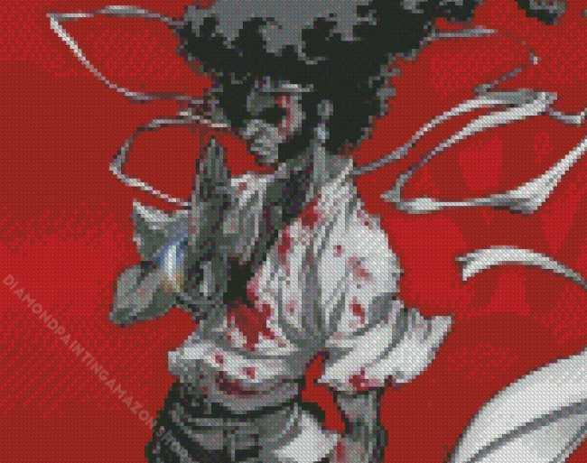 Afro Samurai Character Diamond Painting