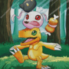 Agumon Koromon And Botamon Diamond Painting