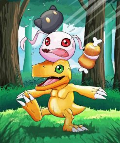 Agumon Koromon And Botamon Diamond Painting