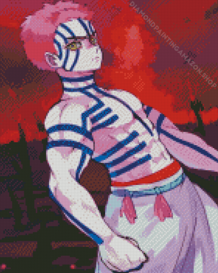Akaza Anime Art Diamond Painting
