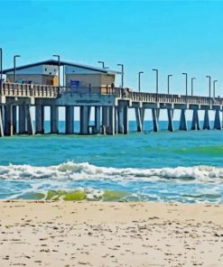 Alabama Gulf Shores Beach Pier Diamond Painting