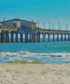 Alabama Gulf Shores Beach Pier Diamond Painting