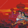 Aladdin And Jasmine Diamond Painting