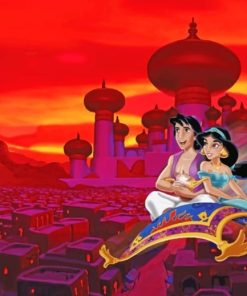 Aladdin And Jasmine Diamond Painting