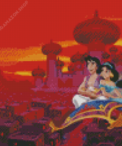 Aladdin And Jasmine Diamond Painting