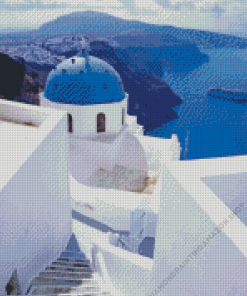 Anastasi Church Greece Diamond Painting