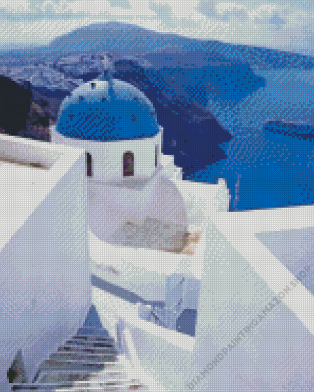 Anastasi Church Greece Diamond Painting